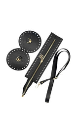 Silindir Deri Çanta Seti