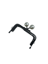 10 cm İncili Metal Cüzdan Bursu