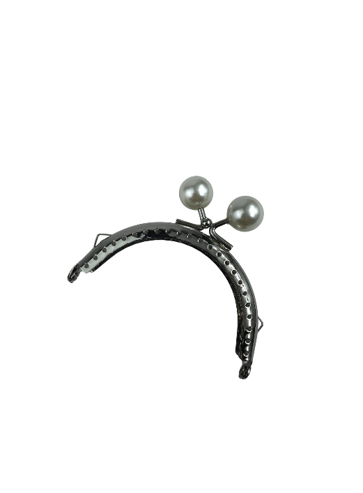 10 cm İncili Metal Cüzdan Bursu