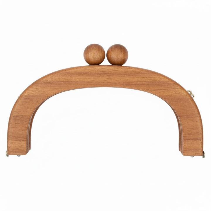 Ahşap Boncuklu Çanta Bursu 20 cm