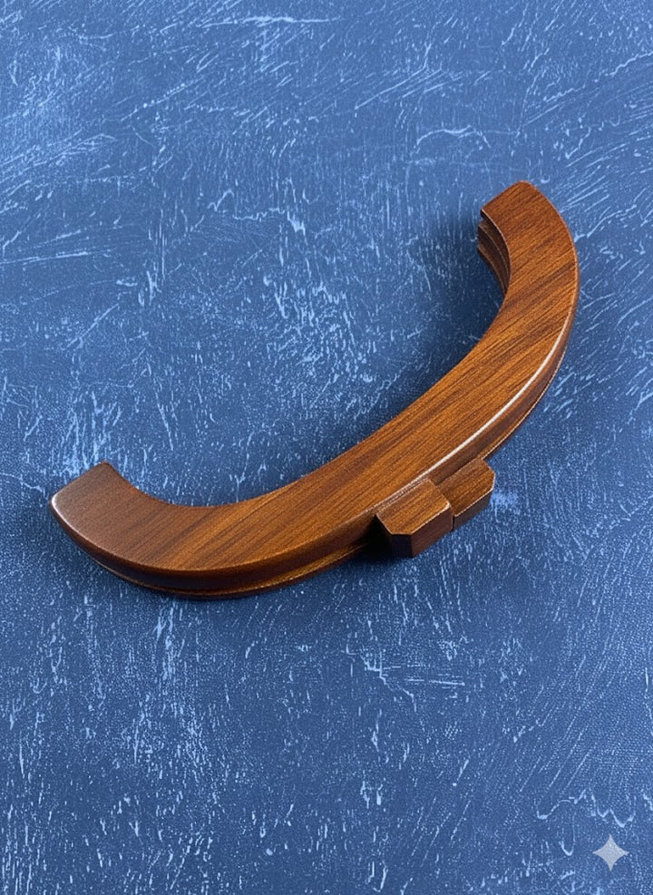 Kare Uçlu Ahşap Çanta Bursu 20 cm