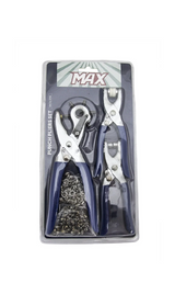 Çıtçıt Takma, Kuş Gözü Takma ve Kemer Delme Makinesi (Punch) Seti