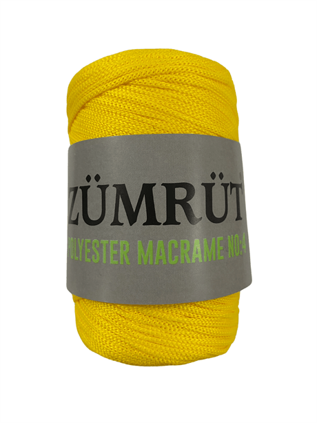 Zümrüt Polyester Makrome İpi No:4 ZPMİ10 Zümrüt Polyester Makrome İpi No: 4 4nomakrome Makromeipi polyestermakrome Ranırip Suplaİp