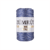 Zümrüt Polyester Makrome İpi  No:4 Metallic ZPMM9